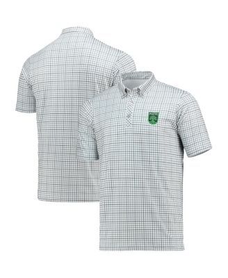 Las Vegas Raiders Antigua Deliver Button-Down Polo - Gray/Black