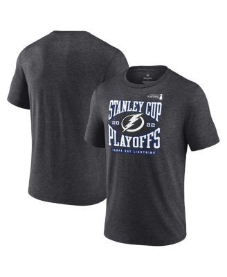 Fanatics Branded Men's Heather Gray Tampa Bay Lightning 2021 Stanley Cup Champions Locker Room T-Shirt - Heather Gray