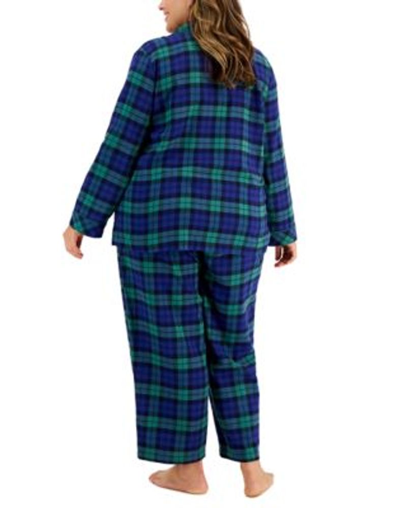 Family Pajamas Matching Women's Black Watch Plaid Family Pajama Set,  Created for Macy's - Macy's