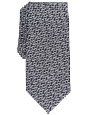 Men's Slim Geo Tie, Created for Macy's