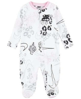 Baby Girls Doodle Dreamer Printed Footed Coverall