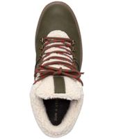 Men's Glenn Faux-Leather Fleece-Trimmed Lace-Up Boots, Created for Macy's