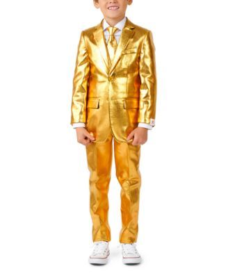 macys gold suit