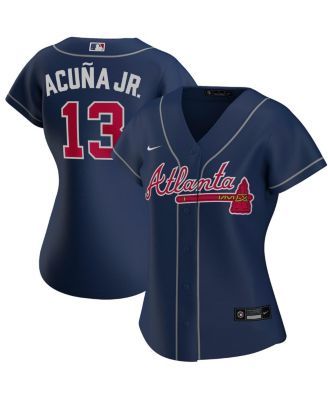 Men's Ronald Acuna Jr. White Atlanta Braves Big & Tall Replica Player Jersey