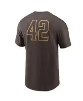 San Diego Padres Nike Jackie Robinson Day Team 42 T-Shirt - Brown