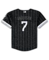 Toddler Nike Tim Anderson Black Chicago White Sox Player Name & Number T- Shirt