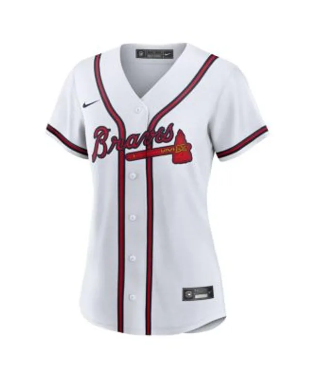 Women's Red Atlanta Braves Plus Size Alternate Replica Team Jersey