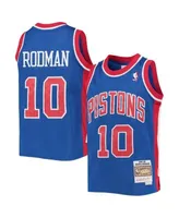 Mitchell & Ness Men's Dennis Rodman Detroit Pistons Hardwood Classic  Swingman Jersey - Macy's