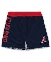 Atlanta Braves Infant Position Player T-Shirt & Shorts Set - White/Navy