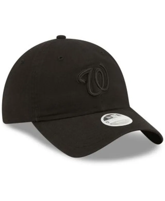 New Era Women's Washington Nationals Black on Black Core Classic