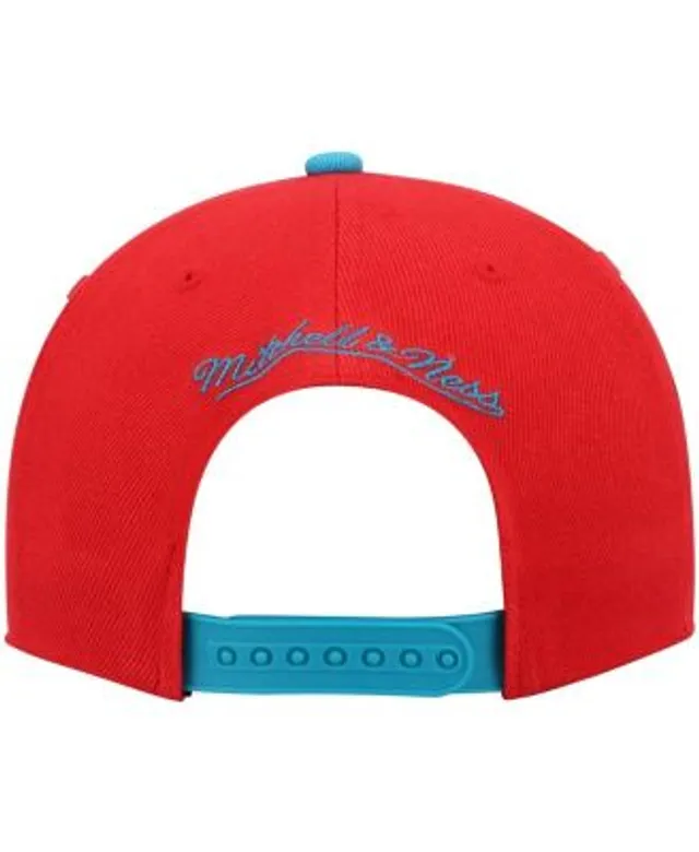 Detroit Pistons Team Arch Teal/Black Snapback - Mitchell & Ness