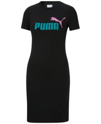 Women's Logo Slim-Fit Short-Sleeve T-Shirt Dress