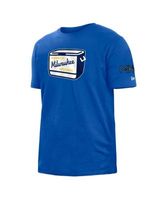 Men's Milwaukee Brewers Nike Powder Blue 2022 City Connect Wordmark T-Shirt