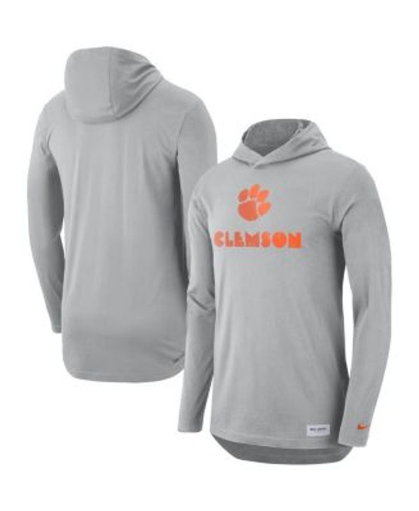 Men's Nike Orange Clemson Tigers Performance Pullover Hoodie