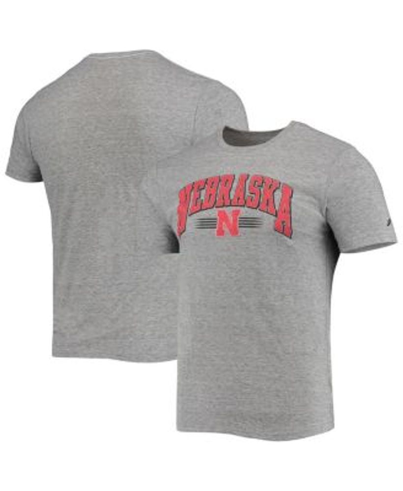 Men's adidas Heathered Gray Louisville Cardinals Vintage Logo Tri-Blend T- Shirt