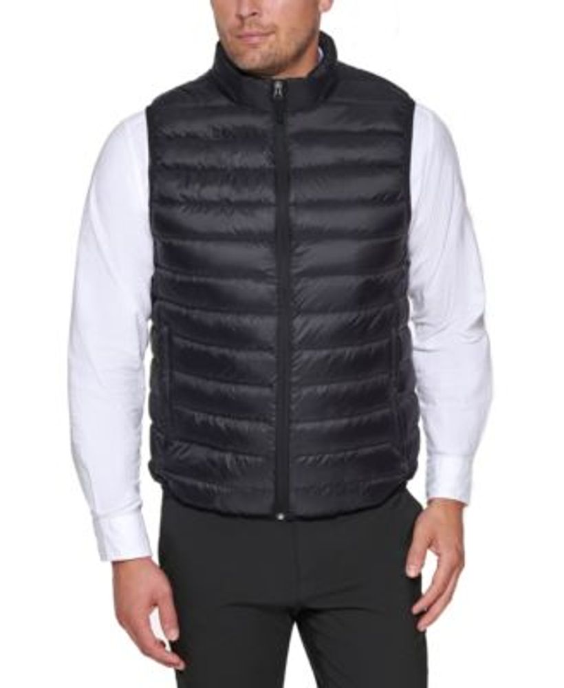 Club Room Men's Quilted Packable Puffer Vest, Created for Macy's - Port - Size L