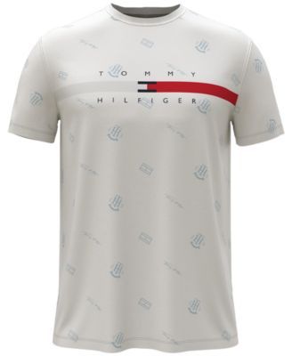 Men's Flag Stripe Critter Logo Graphic T-Shirt