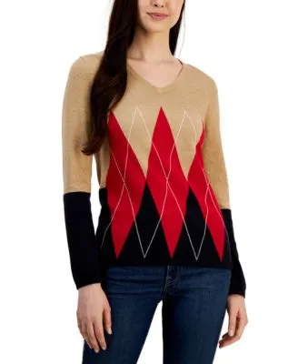 Levi's Women's Ilia Argyle Cropped Sweater Vest