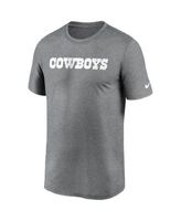 Men's Dallas Cowboys Nike Gray Legend Team Practice Performance T