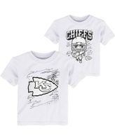 Lids Philadelphia Eagles Toddler Coloring Activity Two-Pack T-Shirt Set -  White