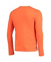 New Era Orange Denver Broncos Combine Authentic Home Stadium Long Sleeve T-Shirt