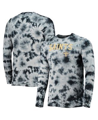 Mens Medium New Orleans Saints Long Sleeve Tie Dye T-shirt 