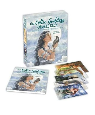 The Celtic Goddess Oracle Deck - Includes 52 Cards And A 128-Page Illustrated Book by Gillian Kemp