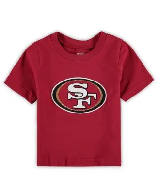 Christian McCaffrey San Francisco 49ers Majestic Threads Player Name &  Number Raglan 3/4-Sleeve T-Shirt - Cream/Scarlet