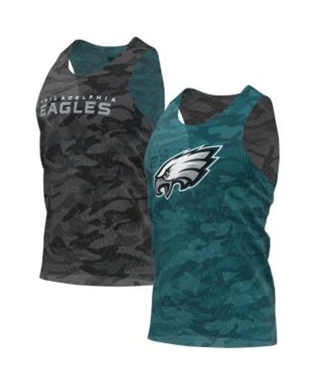 Men's Philadelphia Eagles MSX by Michael Strahan Midnight Green/Black  Performance Tank Top