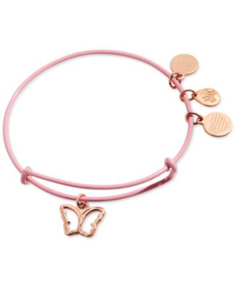 GUESS Rose Gold-Tone Link Charm Bracelet - Macy's