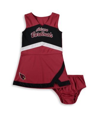 Girls Preschool Red/Black Atlanta Falcons Cheer Captain Jumper Dress