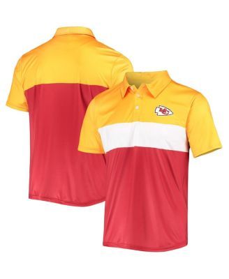 Tommy Hilfiger Mens Kansas City Chiefs Rugby Polo Shirt, Multicoloured, Small