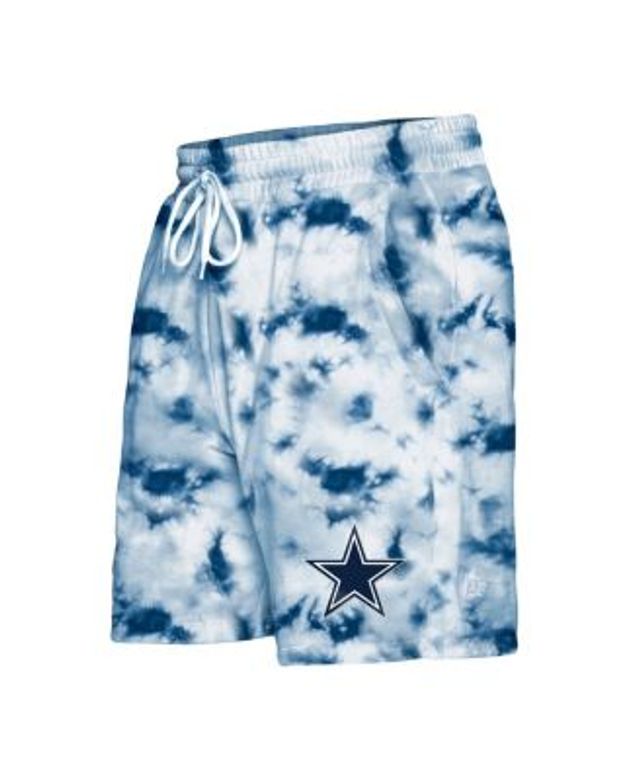 Men's Mitchell & Ness Navy Dallas Cowboys Just Don Gold Rush Shorts