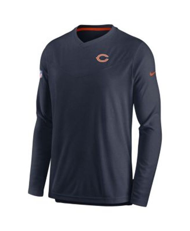 Nike Men's Denver Broncos Sideline Velocity Long Sleeve T-Shirt - Navy - L Each