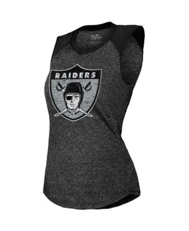 Majestic Threads Raiders Retro Raglan Muscle Tank Top - Women's