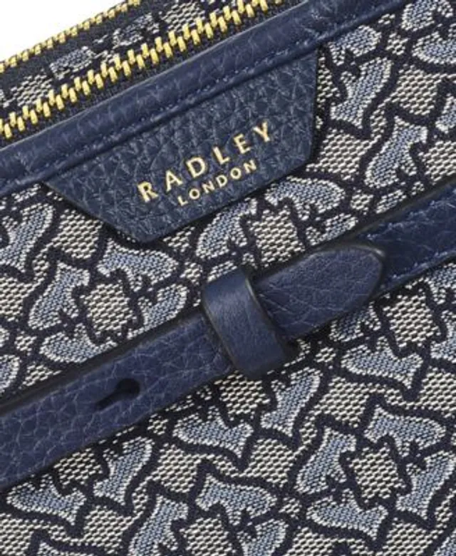 Radley Dukes Place Heirloom Jacquard Shoulder Bag, Goose Grey at