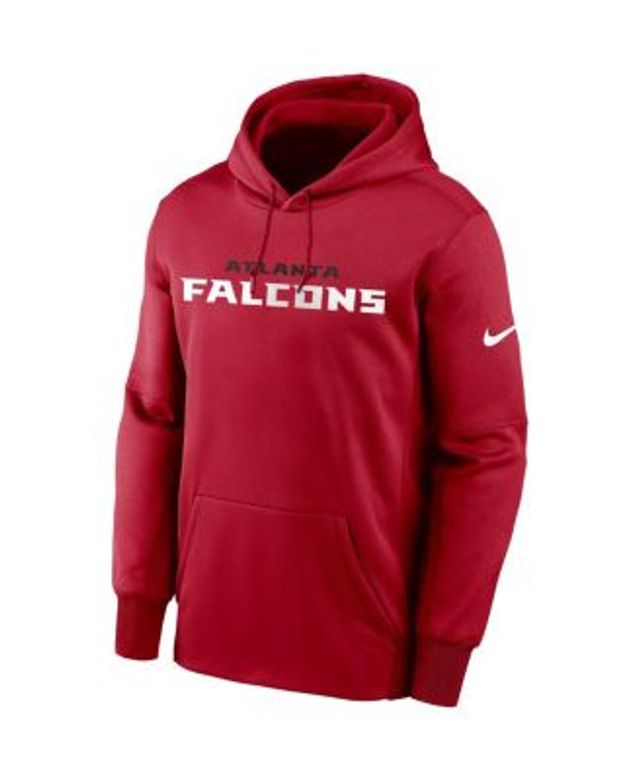 Nike Men's Red Atlanta Falcons Fan Gear Wordmark Performance Pullover  Hoodie