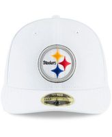 Men's New Era White Pittsburgh Steelers Omaha 59FIFTY Fitted Hat