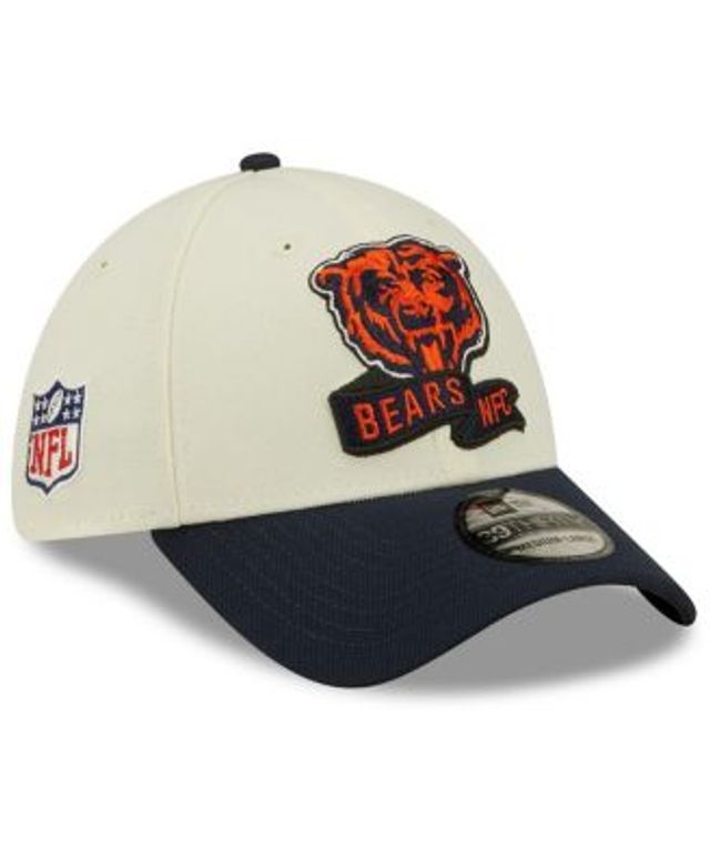 Men's New Era Navy/Orange Chicago Bears Surge 39THIRTY Flex Hat 