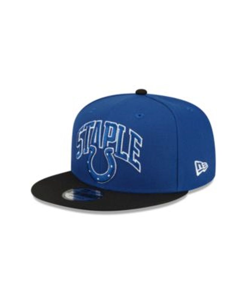 Men's Indianapolis Colts New Era Royal/White NFL x Staple Collection 9FIFTY  Snapback Adjustable Hat