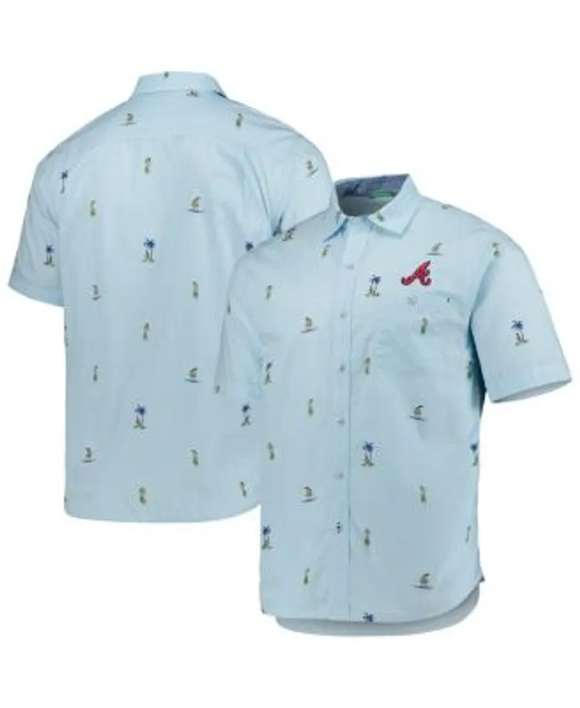 Tommy Bahama Men's Turquoise Atlanta Braves Hula All Day Button-Up