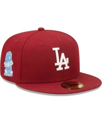 Men's New Era White/Pink Los Angeles Dodgers Scarlet Undervisor