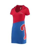 Refried Apparel Red/Navy Cleveland Guardians Hoodie Dress