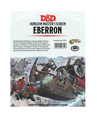 D D Eberron Dungeon Master's Screen Tabletop RPG DM Screen Dungeons Dragons