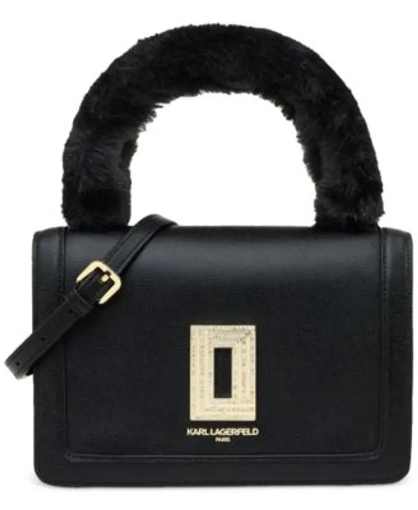 Karl Lagerfeld Simone Lunchbox Crossbody in Black