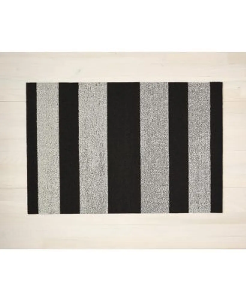 Shop Bold Stripe Indoor/Outdoor Shag Mat by Chilewich