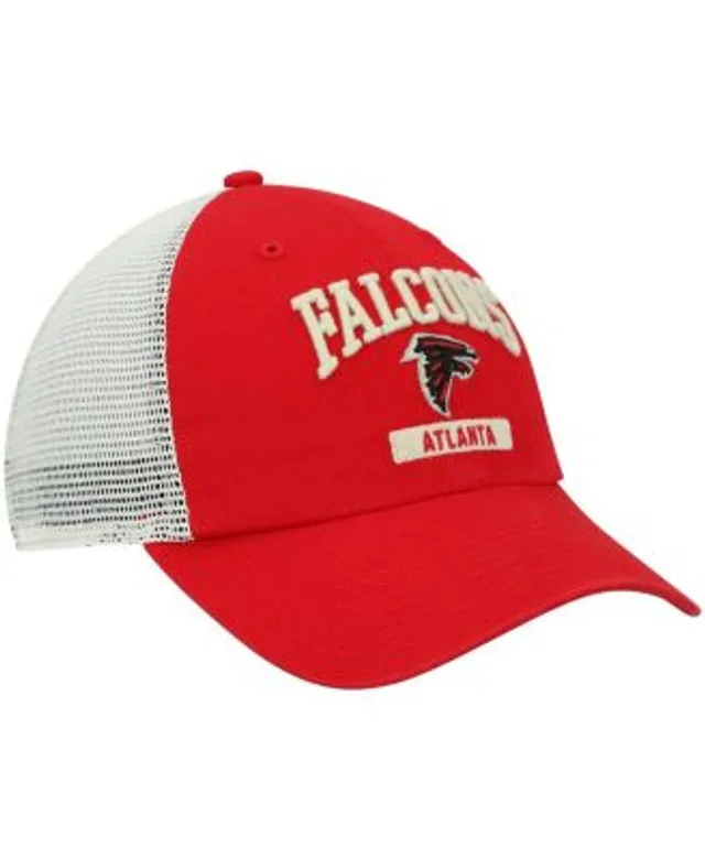 New Era Men's Black, White Atlanta Falcons Gradient Trucker 9Forty