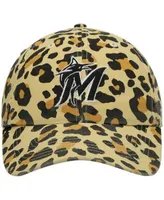 Women's '47 Toronto Blue Jays Tan Cheetah Clean Up Adjustable Hat