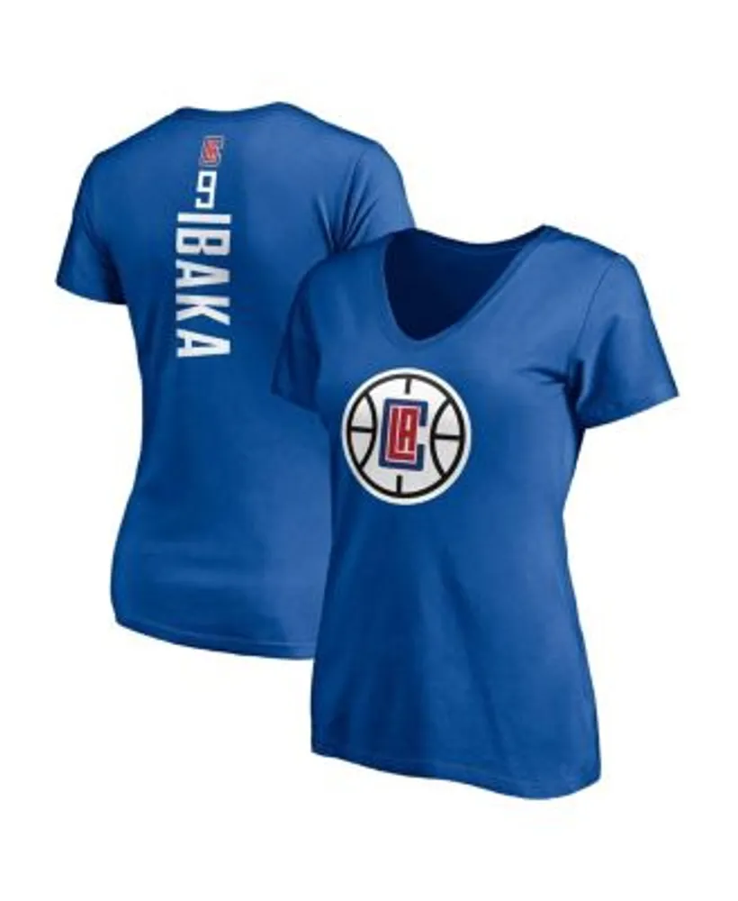 Youth Nike Paul George Royal LA Clippers Logo Name & Number Performance T- Shirt 