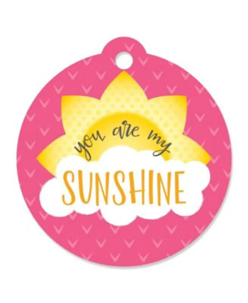 6 Sunshine Yellow Paper Cardstock Tags